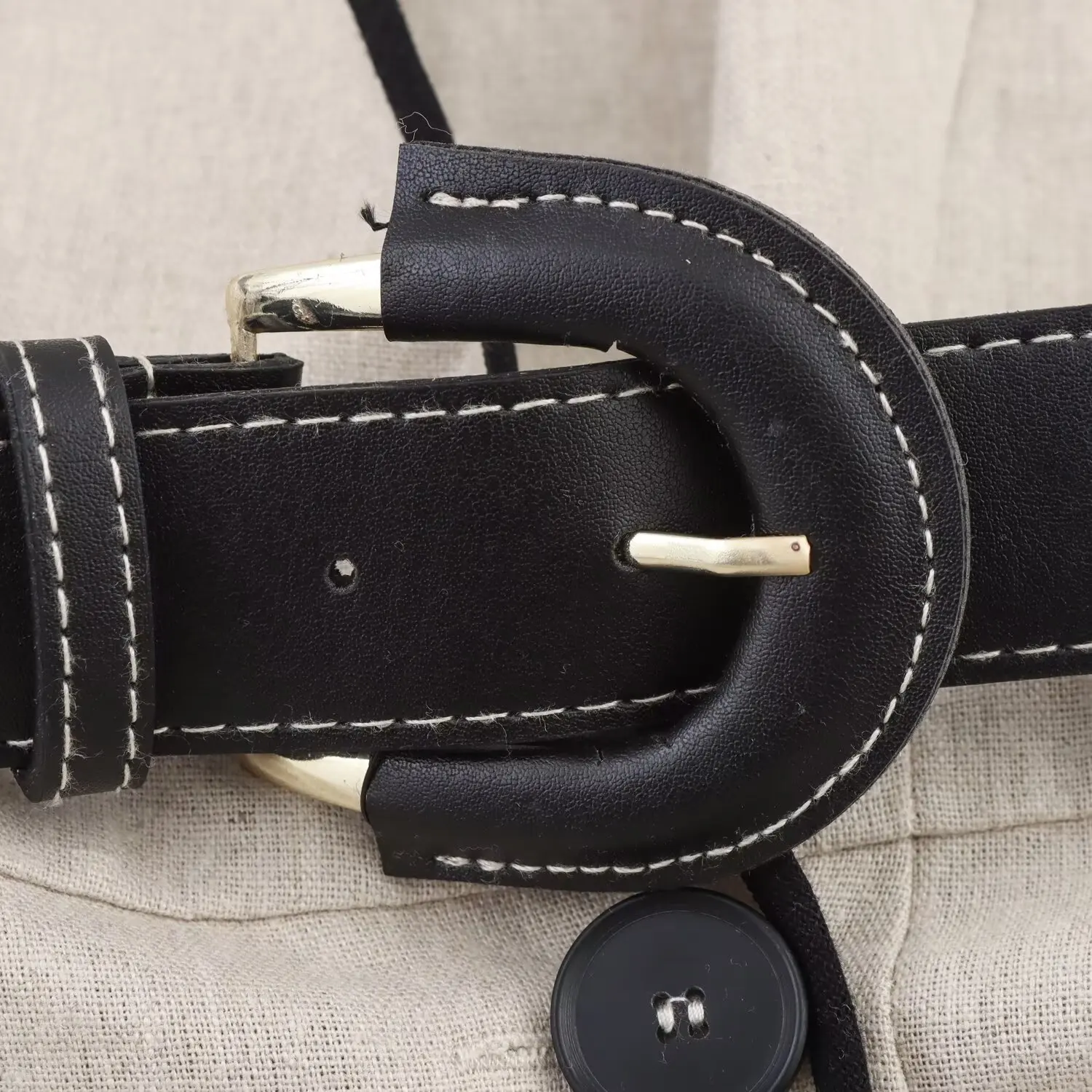 Lily |  V-Neck Single-Breasted Sleeveless Midi Dress with Belt