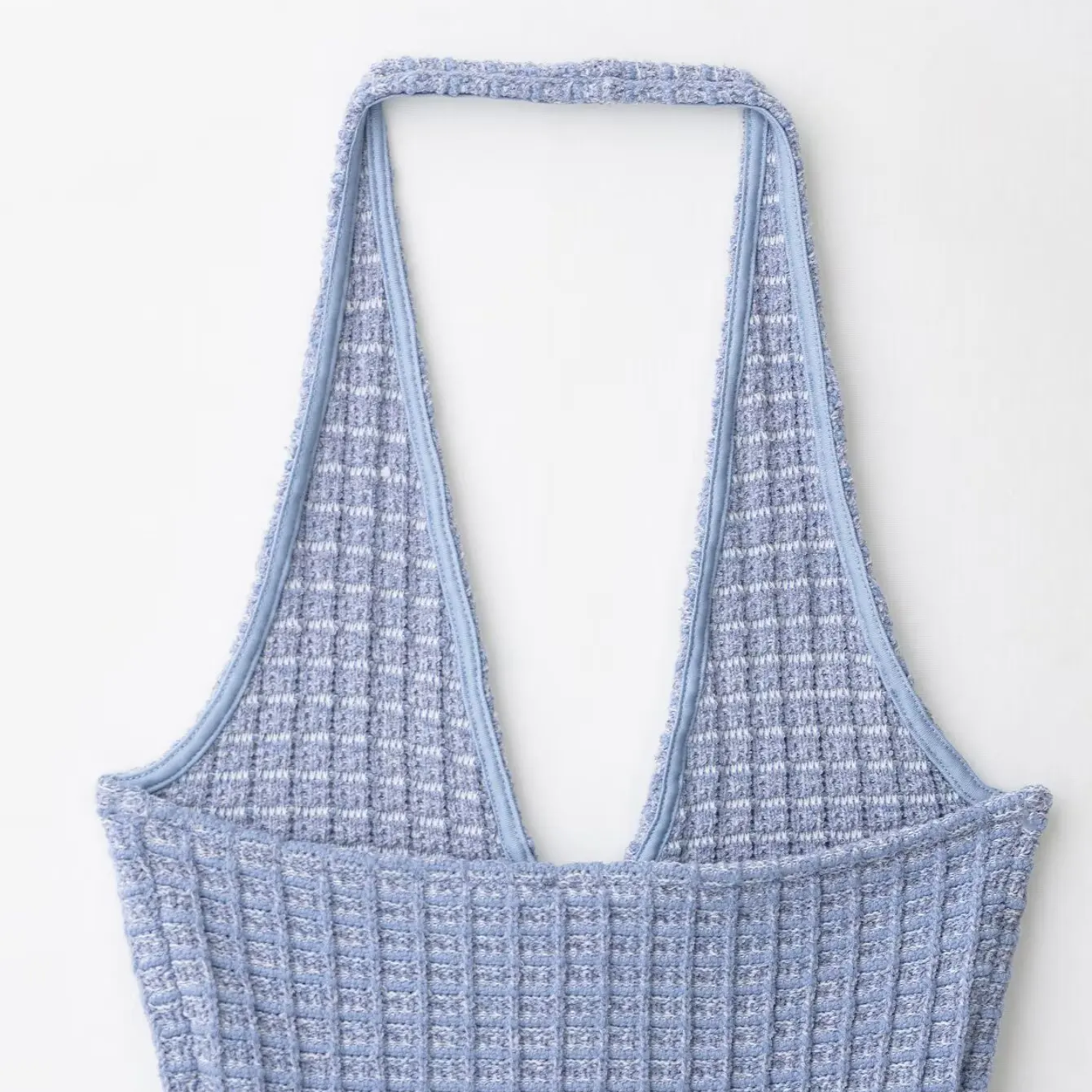 Aria | Single-Breasted Halter Neck Backless Mini Dress