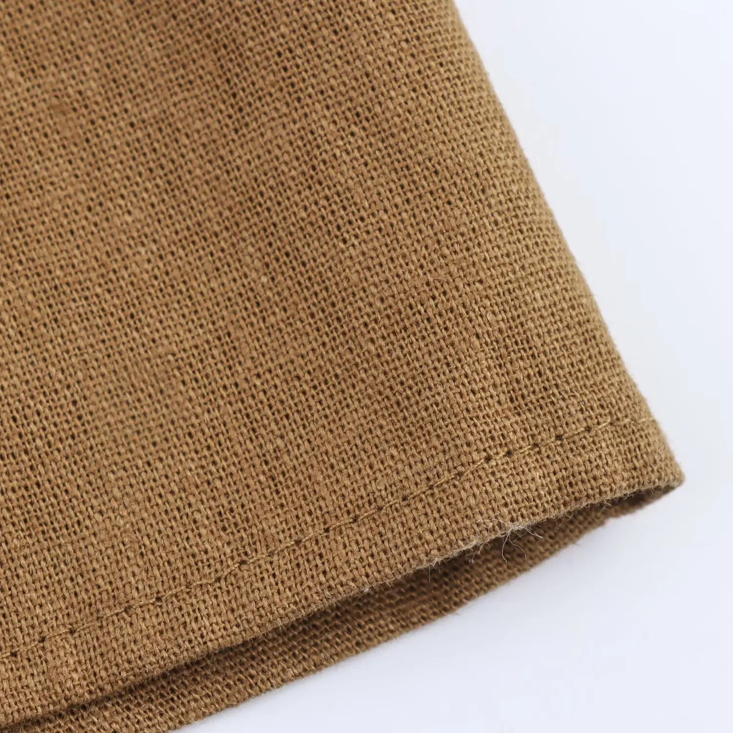 Ellie | Linen Buckle Strap Backless Zipper Midi Dress